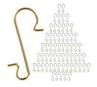 GWHOLE 200 PCS Bauble Hooks Garland Hooks Stainless Steel Christmas Ornament Hangers for Christmas Tree Decorations Art Craft
