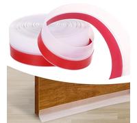 GWHOLE 35MM Silicone Seal Door Strip,8M/26FT Clear Sealing Strip Draught Excluder Tape Transparent Weather Stripping for Doors Window Windproof Dust-Proof Soundproof