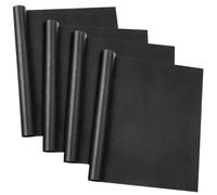 GWHOLE 4 PCS Oven Liner BBQ Mats Non Stick Barbecue Grill Mats BBQ Sheet 30 x 40 cm Reusable for Outdoor Barbecue Accessories Charcoal Gas Electric Grill