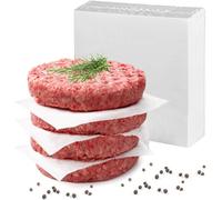 GWHOLE 500 PCS 14 cm Burger Paper Sheets,Wax Paper Sheets Non Stick Greaseproof Papers Baking Parchment Wrapping Circles for Foods Seperating Patty Meat Beef Cookies Storing Cake Tin Baking Pans