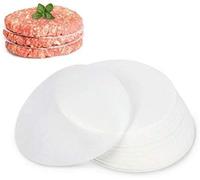 GWHOLE 500 x Non-Stick Hamburger Burger Press Paper for Minced Steak Press - 4.5" Diameter