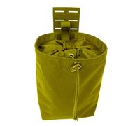 Gwild Concepts Tactical Dump Pouch - Mag MOLLE Pouch Ultralight Foldable Utility Pouch Mag Dump Pouch for Battle Duty Belt, Coyote Brown