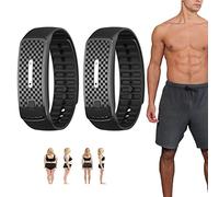 GWINDY Matteo Ultrasonic Body Shape Wristband, Magnetic Lymphatic Drainage Detox Bracelet, Smart Waterpoof Weight Loss Slim Fit Bracelet for Men and Women (2PCS,Black)