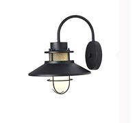 GWJKG Antique, Applique Murale Avec Mur-Rideau En Verre Cristal Transparent, Dispositif D'éclairage Mural Externe Étanche, Lampe De Porche Extérieure for L