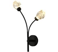 GWJKG Applique double tête for à coucher, chevet minimaliste moderne, nouvelle chambre principale, murale fond, bureau, en bois, lampe de cheve