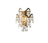 GWJKG Applique en cristal créative, murale luxueuse fond télévision salon, lampe chevet de chambre personnalisée Appliques murales