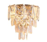 GWJKG Applique en cristal, d'intérieur, salon, fond, décoration murale, éclairage moderne minimaliste, lampe de chevet for chambre à coucher Appliques murales