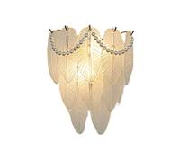 GWJKG Applique murale en cristal luxe, chevet de chambre à coucher, lampe LED créative sur le mur du salon Appliques murales
