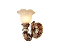 GWJKG Applique murale fond salon rétro, lampe chevet chambre à coucher de luxe Appliques murales