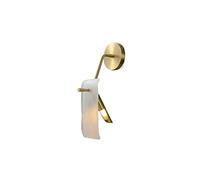 GWJKG Applique murale luxe entièrement en cuivre, chevet for chambre à coucher, lampe avant miroir dans la salle de bain principale Appliques murales