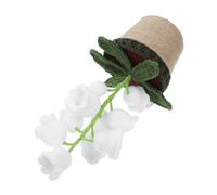 GWJKG Artificial Lily Valley Flower Small Desk Lamp Cordless Night Light Bedside Kitchen Decor