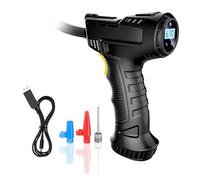 GWJKG Car Air Compressor 120W Rechargeable Wireless/Wired Inflatable Pump Portable Air Pump Car Tire Inflator Digital For Car (Color : Wired Digital) (Wireless Digital)