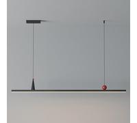 GWJKG Chandelier Linear Pendant Lamp LED Chandelier Ceiling Light Dining Table Hanging Lighting Fixture Geometric Chandeliers for Living Room Bedroom Restaurant Cafe Bar-4000k-120cm/47.2in((3 Color