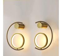 GWJKG chevet, chambre à coucher, créatif, lampe murale fond, lumière d'ambiance, colonne, lampadaire, lanterne de ciel Appliques murales Size : A pair of go