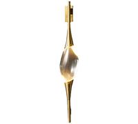 GWJKG chevet chambre à coucher luxe moderne, lampe murale en cristal cuivre d'hôtel couloir de salon Appliques murales