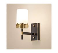 GWJKG Cuivre Fixe Créative Moderne Chambre Salon Lampe Murale Abat-Jour en Verre Applique Décorative Appliques murales (Size : A)