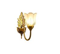GWJKG de chevet entièrement cuivre, lampe en cristal antique la chambre à coucher, applique murale décorative dans le couloir Appliques murales