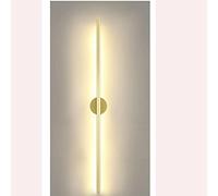 GWJKG disque LED moderne en or (noir) longue bande tricolore changement lampe murale suspendue à haute transmission de lumière peinte dépol