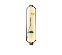 GWJKG entièrement en cuivre émaillé, nouvelle applique murale fond télévision salon lampe Zen de Style chinois Appliques murales (Color : B)