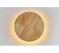 GWJKG lamp Led Sconce, 12W Creative Solid Wood Bedside Lighting, Oval Corridor Living Dining Room, Bathroom, Entrance, Warm 3000k,Indoor Wall Light Color : Ro