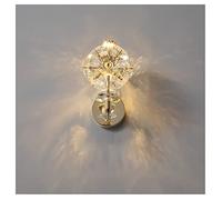 GWJKG Lampe Applique Led en cristal au moderne luxueux, décoratif d'intérieur, idéal for chambre à coucher, salon, une allée, chevet ou un bureau Appliques murale