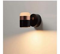 GWJKG Lampe bascule moderne, applique murale tournante, for chambre à coucher, salon, café, hôtel, couloir d'allée Appliques murales (Color : White)