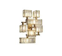 GWJKG Lampe en Cristal légère Luxueuse Salon, Applique Murale for Fond Chevet de Chambre à Coucher Appliques murales