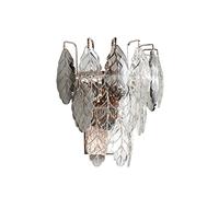 GWJKG Lampe en cristal postmoderne, fond salon, applique murale décorative de couloir Appliques murales