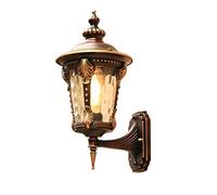 GWJKG Lampe Fixations extérieures Lanterne Murale Échantillon Étanche Lumières Porche Montage Mural for Porte Garage de la Maison Appliques murales (Size : Small)