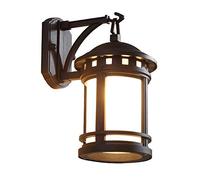 GWJKG Lampe Luminaires muraux extérieurs H lanterne murale extérieure étanche applique porche lumières support mural for maison Appliques murales (Color : B)