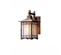 GWJKG Lampe Luminaires muraux extérieurs lanterne murale applique étanche porche lumières montage mural avec abat-jour en verre d'eau for la maison Appliques murales (Color : B)