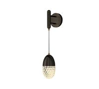 GWJKG Lampe Murale Applique chevet créative, chambre moderne tout en cuivre, salon, mur de fond, éclairage créatif Appliques murales (Color : B)