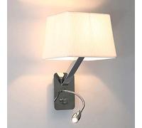 GWJKG Lampe Murale chevet, applique de salon, abat-jour en tissu, qualité supérieure for la maison l'hôtel. Appliques murales (Color : B)