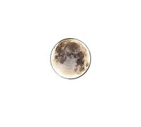 GWJKG Lampe murale moderne lune éclairage intérieur Hall chambre décoration de la maison lumières Appliques murales (Color : Black 24cm)
