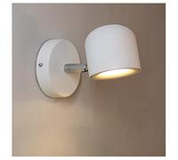 GWJKG Lampe murale style moderne mur lumière ajustable aluminium corridor for chevet de la chambre miroir, AC90- Appliques murales (Color Warm White, Size : W