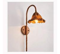 GWJKG Lampe Oriental Tradition Murale Créative Feuille Applique, Personnalité Thé Décoration for Étude Salon Chambre Fond De Chevet Appliques murales
