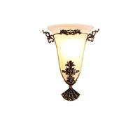 GWJKG Lampe Type d'applique tout en cuivre, fond salon, applique murale rétro de couloir Appliques murales