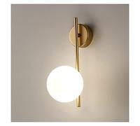 GWJKG Lampes murales Appliques Éclairage lampe style minimaliste moderne, Creative White Spherical Wall, montage mural Allumage Couleur de couloir, Chambre Sco