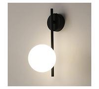 GWJKG Lampes murales Appliques Éclairage lampe style minimaliste moderne, Creative White Spherical Wall, montage mural Allumage Couleur de couloir, Chambre Sco