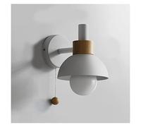 GWJKG Lampes murales Appliques Éclairage Mural Nordic Wall Eclairage, Flambeau Moderne Forme Couleur Industriel 1 Tête Lampe Murale avec Boule Chaîne tir à la Ferme for Salle de