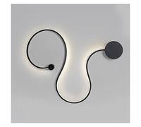 GWJKG Lampes murales Appliques Serpent forme LED Lumière murale, Moderne créative élégante Dimmable câblant Stepless Wall, Contemporain longue en aluminium long l