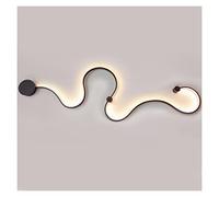 GWJKG Lampes murales Appliques Serpent forme LED Lumière murale, Moderne créative élégante Dimmable câblant Stepless Wall, Contemporain longue en aluminium long l
