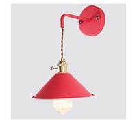 GWJKG Lampes Nordic Wall, Fixture la murale E26 Emballage d'éclairage mural Spot projecteur avec peinture givrée corps Lampe de chevet Color : Pink