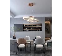 GWJKG Led Chandeliers, Nordic Chandeliers Minimalist Living Room Dining Room Children's Room Led Creative Chandeliers Kids Bedroom Lights/Dimmable/Black Large(Dimmable,Rose D Large)