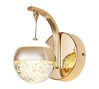 GWJKG LED lampe nordique moderne créatif cristal salon chambre fond mur décoratif éclairage applique murale Appliques murales (Color : A)