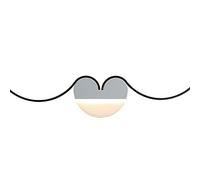 GWJKG Longue mur bande Creative Chambre à coucher chevet suspendue lampe murale de style rétro Appliques murales