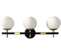 GWJKG Mid Century Sconce American Indoor Lamp Glass Globe Wall Light Fixture for Living Room Background Bedroom Hallway Entryway Porch Lighting