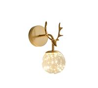 GWJKG Murale Applique Chambre de Chevet Moderne Lumière Créative Étoilée Nouveau Balcon Allée Couloir Lampes Coin Lumières Lampadaire en Métal Lampe Verticale Appliques murales