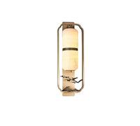 GWJKG Murale Nouvelle applique chinoise tout cuivre, en Jade naturel le salon, lampe de chevet dans la chambre Zen Appliques murales