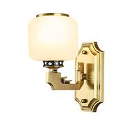 GWJKG Murale Vintage Wall Light Plum Verre Mur Pluune Sconnet Copper Intérieur Lampe de nuit Décoration du salon Appliques murales